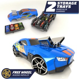 Resim Hot Wheels Race N' Haul 2'si 1 Arada Saklama Kutusu HWCC15 