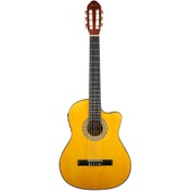 Resim [Outlet] Fenix FX-CG851CENT Cutaway Elektro Klasik Gitar (Natural)(ol 24-24120) 