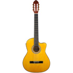 Resim [Outlet] Fenix FX-CG851CENT Cutaway Elektro Klasik Gitar (Natural)(ol 24-24120) 