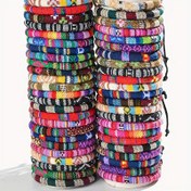 Resim 12/24/36 adet Bohem El Yapımı Arkadaşlık Bileklik Seti/Kadın Bileklik Seti - Renkli | Erkek Moda Takı Seti | Arkadaşlar ve Aile İçin Eşsiz Hediye, Kolej Tarzı Örgülü Arkadaşlık Bilekliği; Çift Bileklik, Örgülü El Yapımı Tarz, Ayarlanabilir Örgülü Bileklik ve Erkek Bilekliği, plaj sörfü estetiği aksesuarlarını sevenler için uygun eşleştirme bileklik setleri veya arkadaşlık bileklikleri için mükemmeldir 