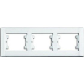 Resim Defne Beyaz Üçlü Çerçeve 