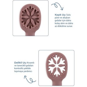 Resim Babyjem Silikon İkili İlk Kaşığım Mocha 