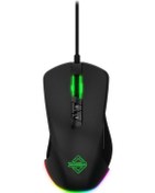 Resim Reedark Ajazz Gti Modüler Oyuncu Mouse Ergonomik Kablolu 5000 DPI Optik Motor Rgb Chroma Işık Manyetik Yan Modüller 