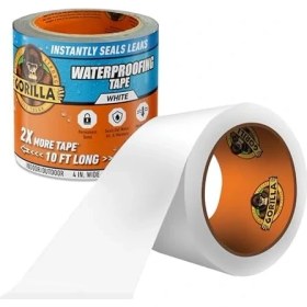 Resim Grains Global Gorilla Su Geçirmez Yama ve Conta Bandı, 10 cm x 3 M, Beyaz 