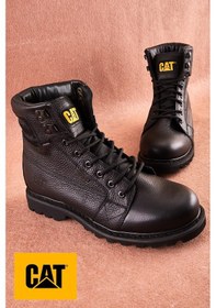 Resim Caterpillar Black Baskılı Nubuk Hakiki Deri Kadın Bot & Bootie Cat1111122601 001 
