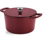 Resim Fissler Moments Collection Cast Demir Döküm Tencere Bordo 24 CM 