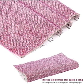 Resim tascı aksesuar Kristal Taşlı Sticker Pembe 