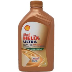 Resim Shell Helix Ultra Ect C2-C3 0W-30 Pure Plus Tam Sentetik Motor Yağı 1 L 