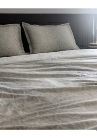 Resim Madame Coco Elaine Çift Kişilik %100 Pamuk Baskılı Saten Nevresim Takımı - Taş TAŞ Taş 