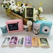 Resim Taşınabilir Mini Fotoğraf Yazıcı Seti, 1080P Çekim ve Baskı, 2.4 İnç Büyük Ekran, Termal Yazıcı, MP3 Çalar, Video Kayıt, Genişletilebilir Hafıza Kart Yuvası, Yüksek Kapasiteli Şarj Edilebilir 18650 Lityum Pil, Tatil Hediyesi, Doğum Günü Hediyesi, Seyahat İçin Temel 