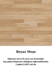 Resim TerraClick Beyaz Meşe Laminant Parke 8mm 10lu paket | 2,3071 m2 