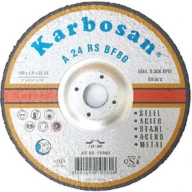 Resim Karbosan Metal Taşlama Diski 180X8,0X22,23 