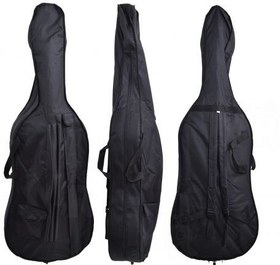 Resim Dominguez DCR14NM Çello - 1/4 (Eğitim - Başlangıç Seviyesi) | Gül Ağacı (Rosewood) Görünümlü Bitiş, Abanoz Klavye ve Burgular, Küçük Müzisyenler İçin Ergonomik Ölçü | Uyum: 1/4 (Çeyrek Boy) Çello 