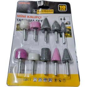 Resim PremiumPort 10 Parça Mini Kalıpçı Taşlama Seti, Pratik ve Çok Amaçlı Kullanım 