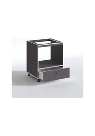 Resim Kenzlife ocak dolabı piraye gri 85*70*60 XLARGE çekmeceli hazır mutfak ankastre gömme ocak için 