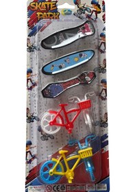 Resim Kaykay Ve Bisiklet Oyun Seti 3 Kaykay 2 Bisiklet 10 Cm Uzunlukları 