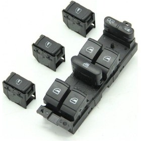 Resim VOLKSWAGEN GOLF 4 1998 - 2005 CAM DÜĞMESİ SET 4 PARÇA 