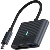 Resim RAPOO UCR-3001 3-in-1 USB-C Kart Okuyucu 