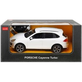 Resim 1:14 Porsche Cayenne Turbo Uzaktan Kumandalı Işıklı Araba - Beyaz 