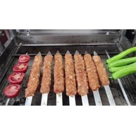 Resim AyrStore 6 Adet Profosyonel Paslanmaz Metal Kıyma Şiş (Adana-Urfa-Antep Kebap Şişi) 