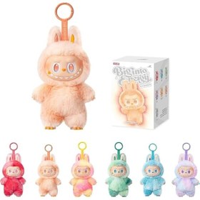 Resim Labubu Oyuncak Peluş Bebek Peluş Oyuncak Labubu Anahtarlık Model 