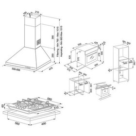 Resim Franke FSL 82 H XS - FHNL 604 4G X E - FDL 6165 XS Inox Ankastre Set 