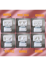 Resim Emojili Outemu Switch Anahtarlık - Click Sesli 1adet Beyaz 