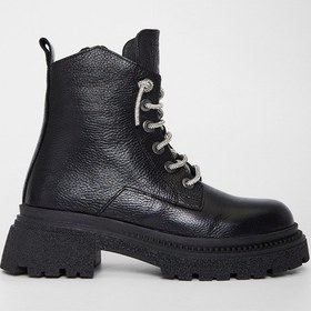 Resim Valmenti Kadın Siyah Hakiki Deri Casual Bot 775 396891 Bn Bot Sk23/24 Siyah 