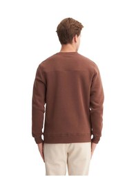 Resim Cazador Erkek Bisiklet Yaka Sweatshirt Caz.53315 Kahve 