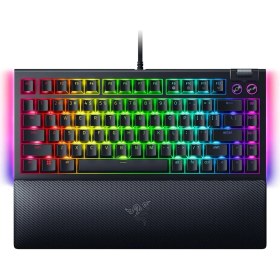 Resim Razer Blackwidow V4 75% - Çalışırken Değiştirilebilir Mekanik Oyun Klavyesi (Kompakt Yüzde, Underglo 
