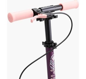 Resim Hobiurun Çocuk Scooter - Süspansiyon ve Gidonda Fren - Mor - MID5 