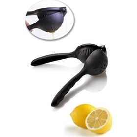 Resim Portakal Limon Narenciye Sıkacağı Döküm 23 Cm Siyah 