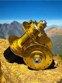 Resim Forte Gt Xbyc 680 Bisiklet Hub Sesli Ön Arka Kaset Göbek Seti 32 Delik 6 Vida Qr Mandal Gold 