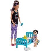 Resim Barbie Bebek Bakıcılığı Oyun Seti Ghv88 