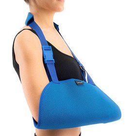 Resim Kol Askısı Mavi Bedensiz (Airtex Kumaş) 