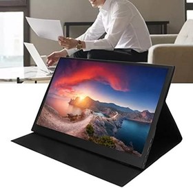 Resim Taşınabilir Dokunmatik Ekran Monitör 15.6 inç Ultra İnce Taşınabilir Monitör, PC ve Tablet için C Tipi Bağlantılı 1080P FHD IPS Dizüstü Bilgisayar Monitörü, Hafif Tasarım 