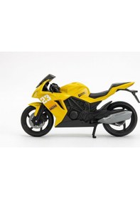 Resim Oyuncak Yarış Motorsikleti Sarı Renk Sarı 