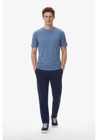 Resim Nautica Erkek Mavi Regular Fit T-shirt-14605 