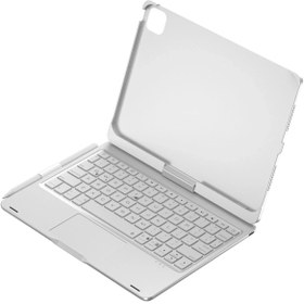 Resim NewFace MTXDPN iPad Pro 11 (2024) F11 ATS Kılıf Magic Dönen Klavyeli Tablet Kılıf (113736) - Gümüş 