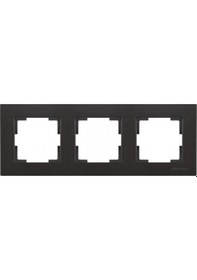 Resim Günsan Rita Siyah Üçlü Yatay Çerçeve 