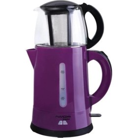 Resim Awox Teaplus Mürdüm 2000 W Cam Demlikli Çay Makinesi Mürdüm 
