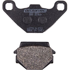 Resim Braking 669Sm1 1991-2007 Kawasaki KLE 500 Uyumlu Arka Fren Balatası Yarı Metalik Balata 