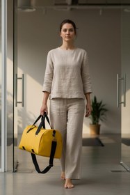 Resim Brandsmiths Mustard (Hardal) Flex Spor Çantası 
