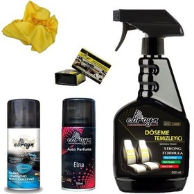 Resim Parfüm Döşeme Klima Temizleyici Göğüs Parlatıcı + Bez Ebrayn 6prç 