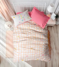 Resim Girls & Boys Genç Ranforce Nevresim Takımı Tek Kişilik Jours Pembe 