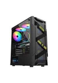Resim Spectrum Criminal Rgb 4 Fanlı Şeffaf Yan Panelli Atx Oyuncu Kasası 