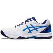 Resim Asics Gel-Dedicate 7 Beyaz Mavi Erkek Tenis Ayakkabısı Asics