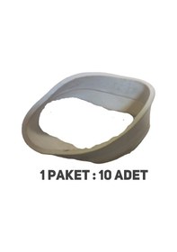 Resim Kombi Baca Contası Q 100 Mm Beyaz Dış Baca İçin Paket 10 Lu 