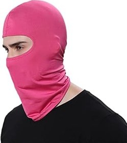 Resim Feegow Balaclava Kapüşon 9 Renk Kask Astarları Motosiklet Bandana UV for Koruma Bisiklet Giyim Şapka ve Şapkalar (Gül kırmızısı), pinguin gri 