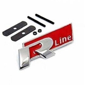 Resim SÜSLEN R Line Ön Panjur Logo Metal - R Line Vidalı Metal Panjur Arması Uyumlu 